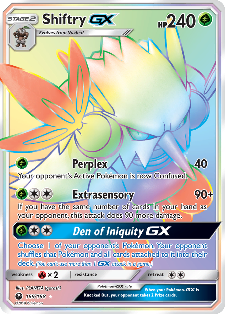 Shiftry GX (169/168) [Sun & Moon: Celestial Storm] | Deep Dive Games St. Marys