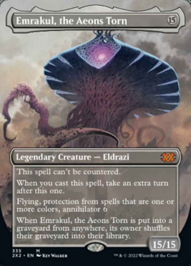 Emrakul, the Aeons Torn (Borderless Alternate Art) [Double Masters 2022] | Deep Dive Games St. Marys