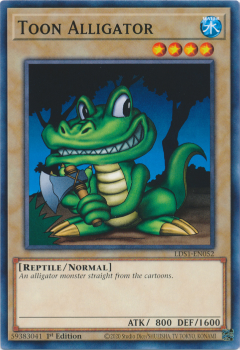 Toon Alligator [LDS1-EN052] Common | Deep Dive Games St. Marys