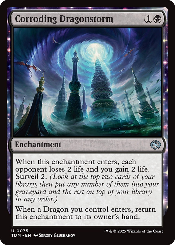 Corroding Dragonstorm [Tarkir: Dragonstorm] | Deep Dive Games St. Marys