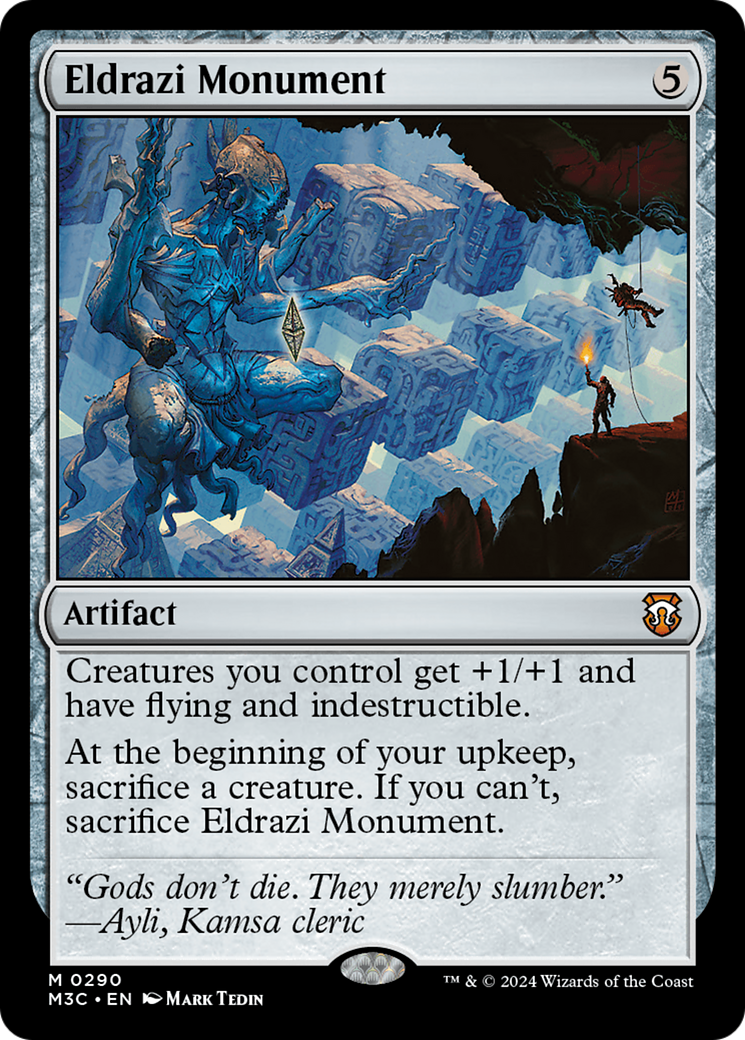 Eldrazi Monument (Ripple Foil) [Modern Horizons 3 Commander] | Deep Dive Games St. Marys