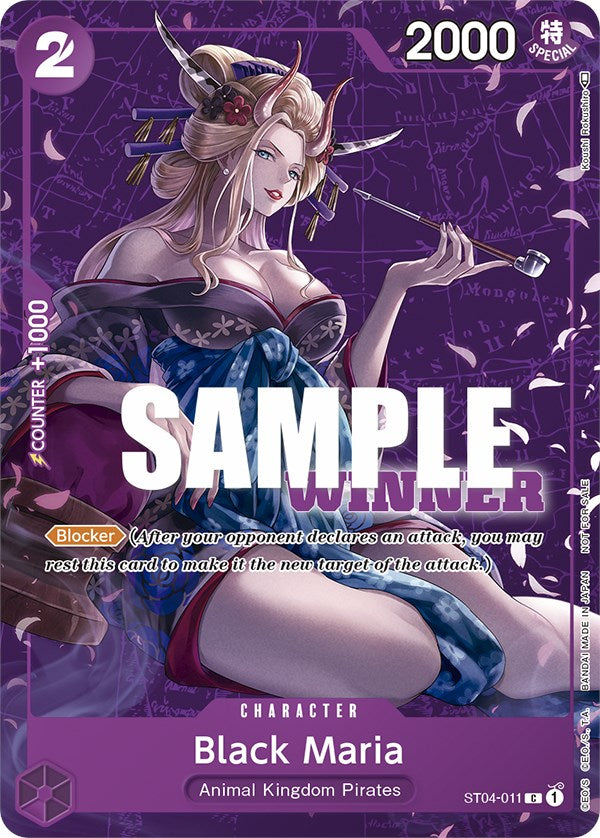 Black Maria (Tournament Pack Vol. 2) [Winner] [One Piece Promotion Cards] | Deep Dive Games St. Marys