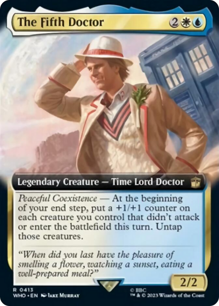 The Fifth Doctor (Extended Art) [Doctor Who] | Deep Dive Games St. Marys