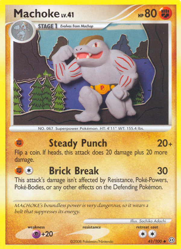 Machoke (41/100) [Diamond & Pearl: Stormfront] | Deep Dive Games St. Marys