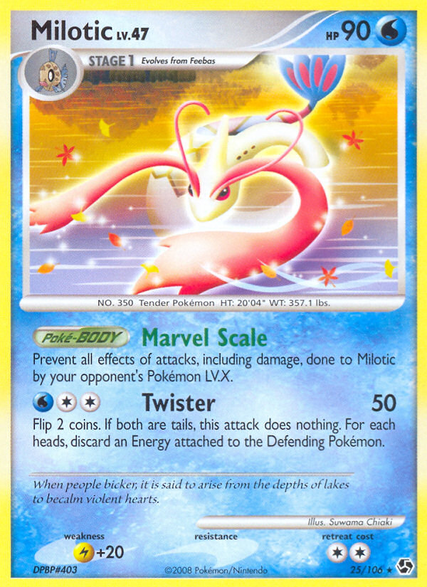 Milotic (25/106) [Diamond & Pearl: Great Encounters] | Deep Dive Games St. Marys