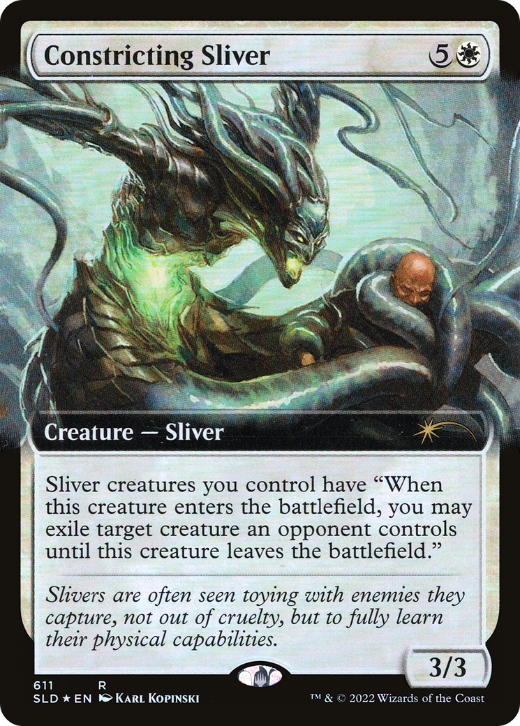 Constricting Sliver (Extended Art) [Secret Lair Drop Promos] | Deep Dive Games St. Marys