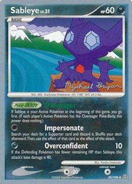 Sableye LV.31 (48/100) (Happy Luck - Mychael Bryan) [World Championships 2010] | Deep Dive Games St. Marys