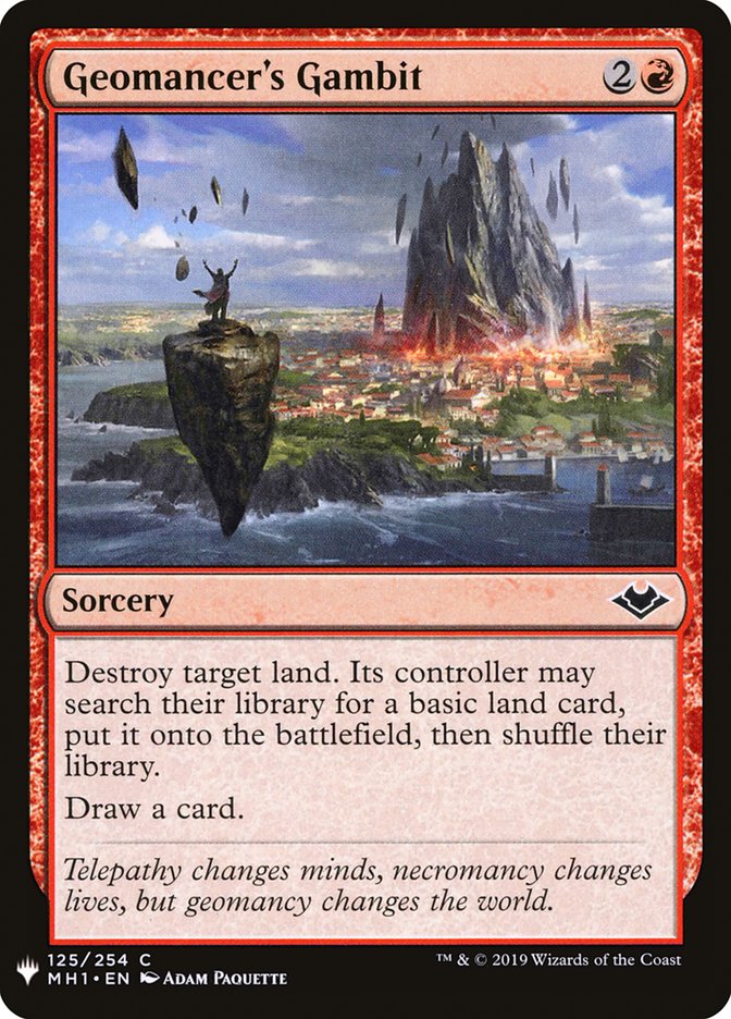 Geomancer's Gambit [Mystery Booster] | Deep Dive Games St. Marys
