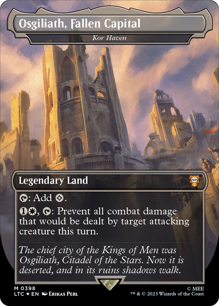 Osgiliath, Fallen Capital - Kor Haven (Surge Foil Realms and Relics) [The Lord of the Rings: Tales of Middle-Earth Commander] | Deep Dive Games St. Marys
