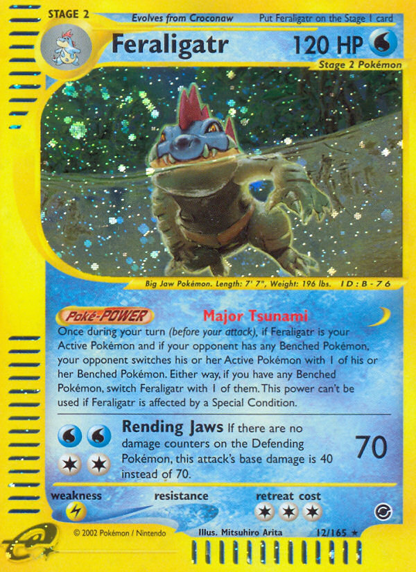 Feraligatr (12/165) [Expedition: Base Set] | Deep Dive Games St. Marys