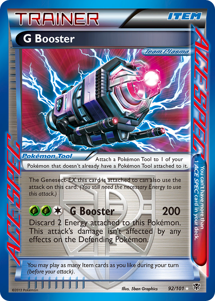 G Booster (92/101) [Black & White: Plasma Blast] | Deep Dive Games St. Marys