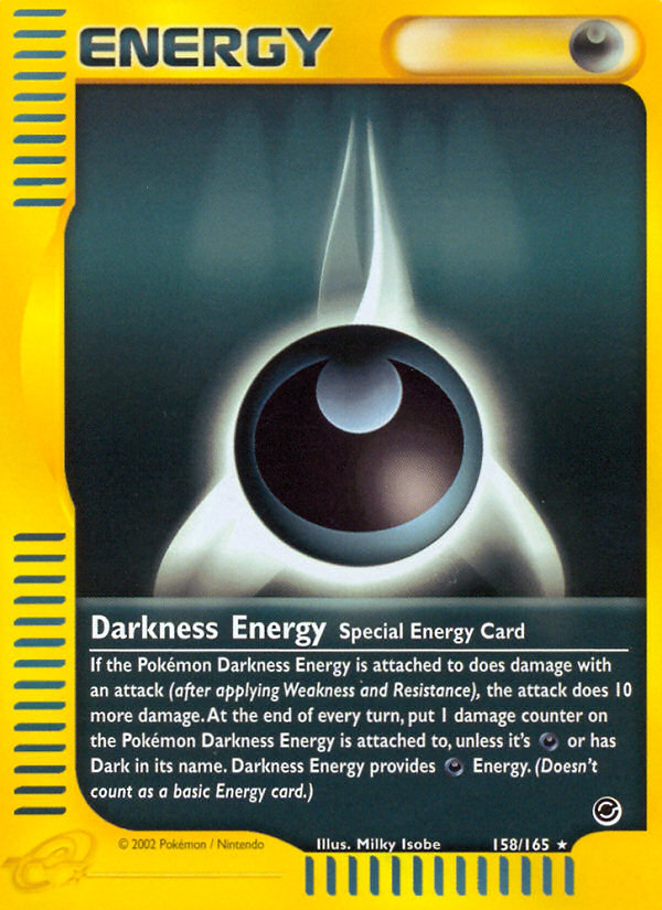 Darkness Energy (158/165) [Expedition: Base Set] | Deep Dive Games St. Marys