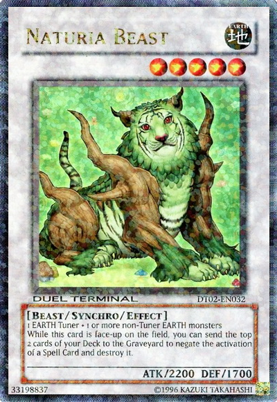 Naturia Beast [DT02-EN032] Ultra Rare | Deep Dive Games St. Marys