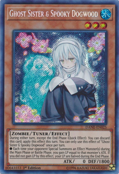 Ghost Sister & Spooky Dogwood [DANE-EN025] Secret Rare | Deep Dive Games St. Marys