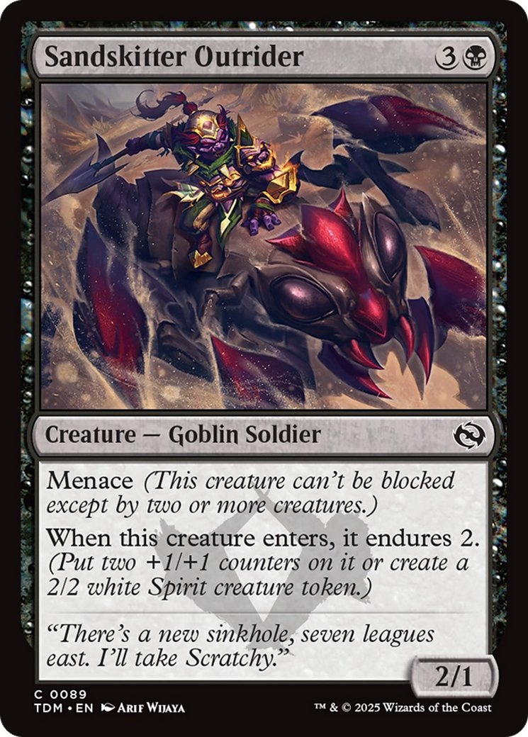 Sandskitter Outrider [Tarkir: Dragonstorm] | Deep Dive Games St. Marys