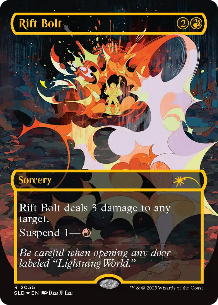 Rift Bolt (2055) (Raised Foil) [Secret Lair Drop Series] | Deep Dive Games St. Marys