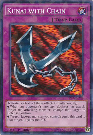 Kunai with Chain [BP03-EN210] Shatterfoil Rare | Deep Dive Games St. Marys