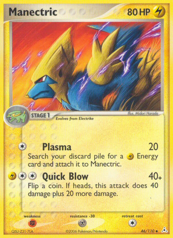 Manectric (46/110) [EX: Holon Phantoms] | Deep Dive Games St. Marys