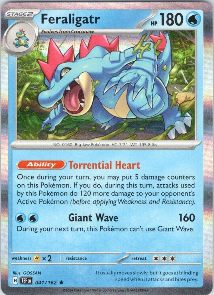 Feraligatr (041/162) [Scarlet & Violet: Temporal Forces] | Deep Dive Games St. Marys