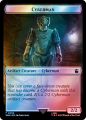 Fish // Cyberman Double-Sided Token (Surge Foil) [Doctor Who Tokens] | Deep Dive Games St. Marys