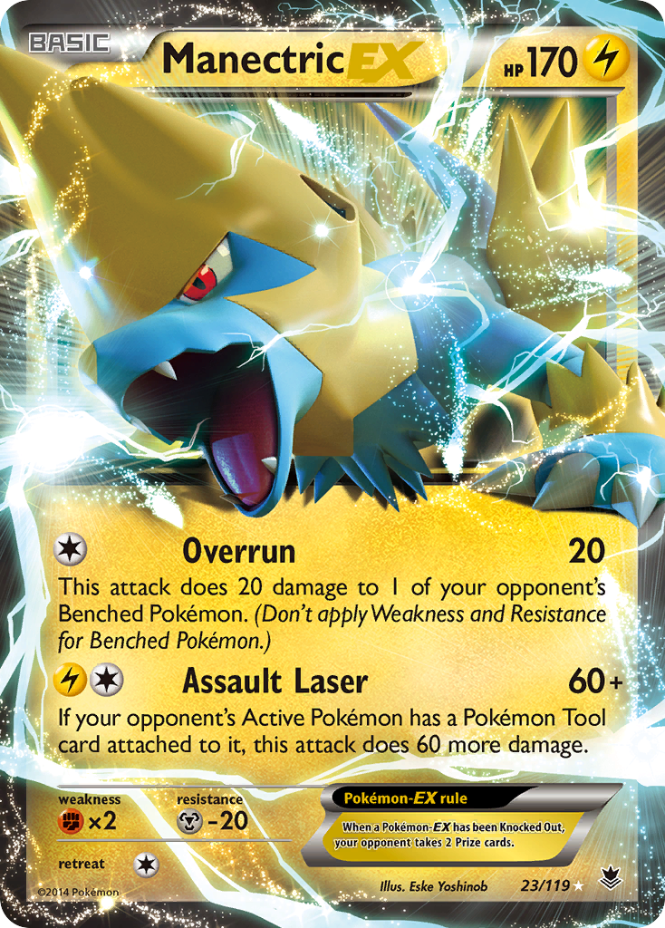 Manectric EX (23/119) [XY: Phantom Forces] | Deep Dive Games St. Marys