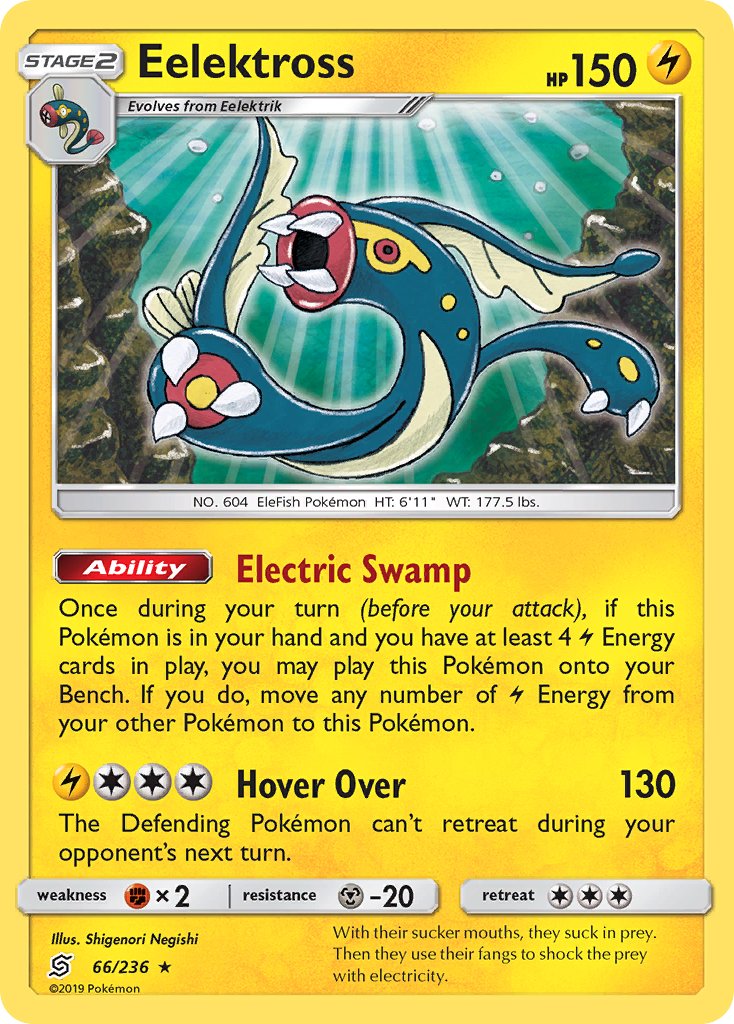 Eelektross (66/236) (Theme Deck Exclusive) [Sun & Moon: Unified Minds] | Deep Dive Games St. Marys