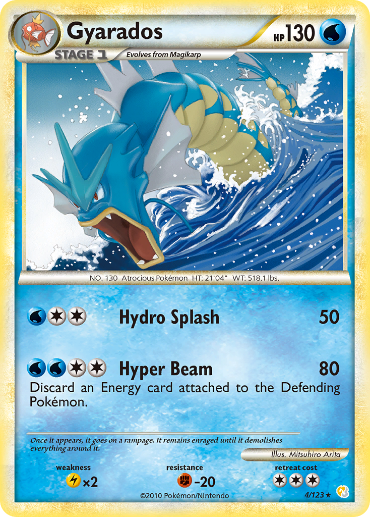 Gyarados (4/123) [HeartGold & SoulSilver: Base Set] | Deep Dive Games St. Marys