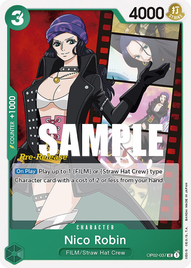 Nico Robin [Paramount War Pre-Release Cards] | Deep Dive Games St. Marys