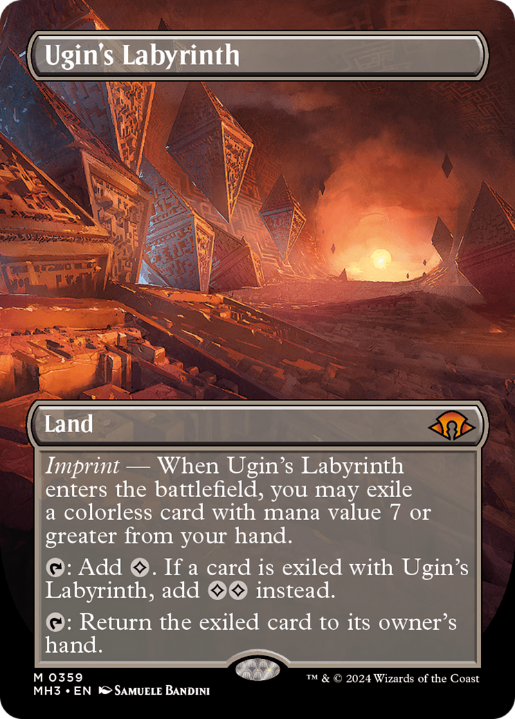 Ugin's Labyrinth (Borderless) [Modern Horizons 3] | Deep Dive Games St. Marys