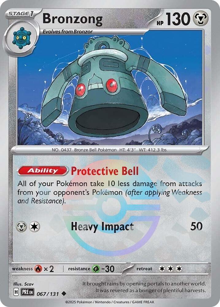 Bronzong (067/131) (Poke Ball Pattern) [Scarlet & Violet: Prismatic Evolutions] | Deep Dive Games St. Marys