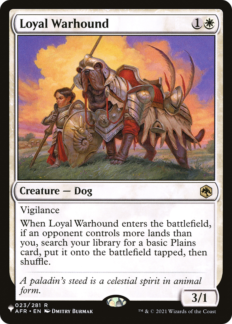 Loyal Warhound [The List] | Deep Dive Games St. Marys