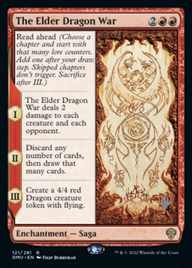 The Elder Dragon War (Promo Pack) [Dominaria United Promos] | Deep Dive Games St. Marys