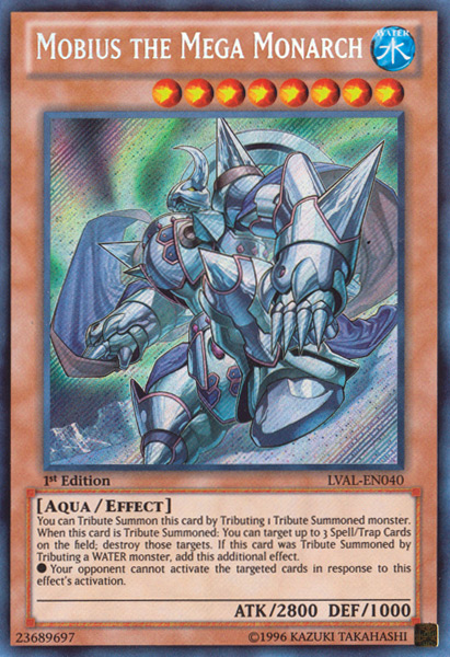 Mobius the Mega Monarch [LVAL-EN040] Secret Rare | Deep Dive Games St. Marys