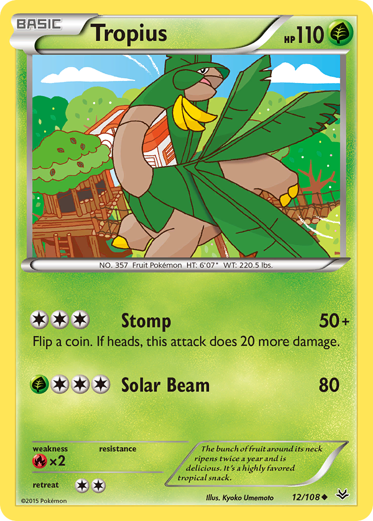 Tropius (12/108) [XY: Roaring Skies] | Deep Dive Games St. Marys