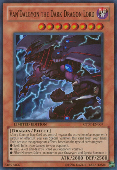 Van'Dalgyon The Dark Dragon Lord [CT07-EN007] Super Rare | Deep Dive Games St. Marys