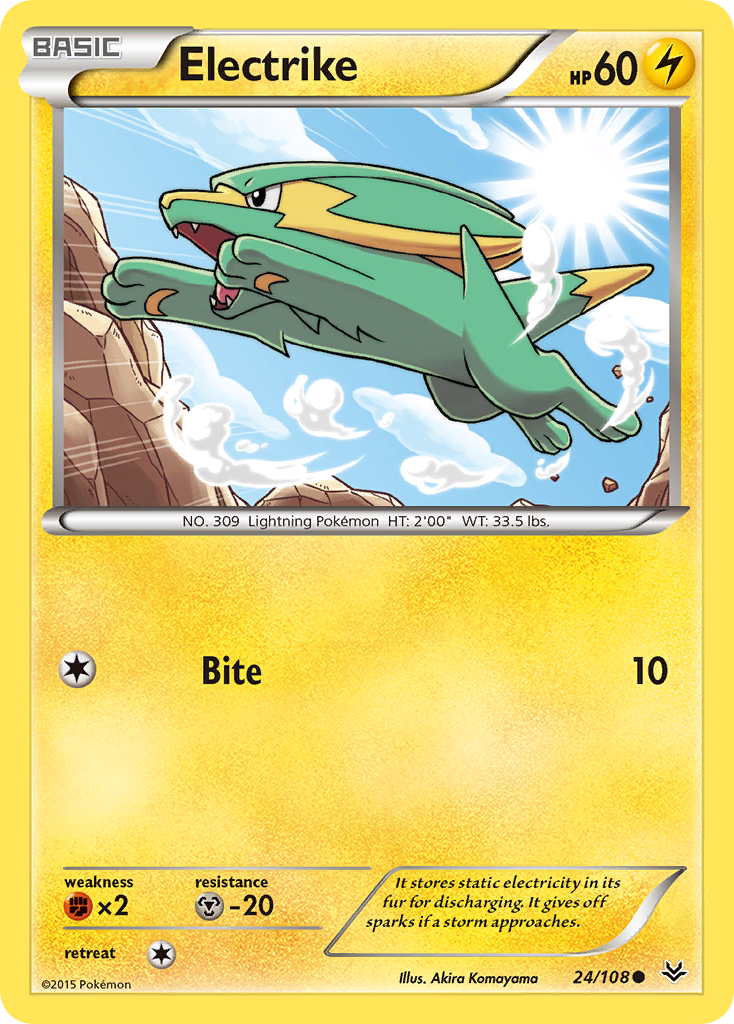 Electrike (24/108) [XY: Roaring Skies] | Deep Dive Games St. Marys