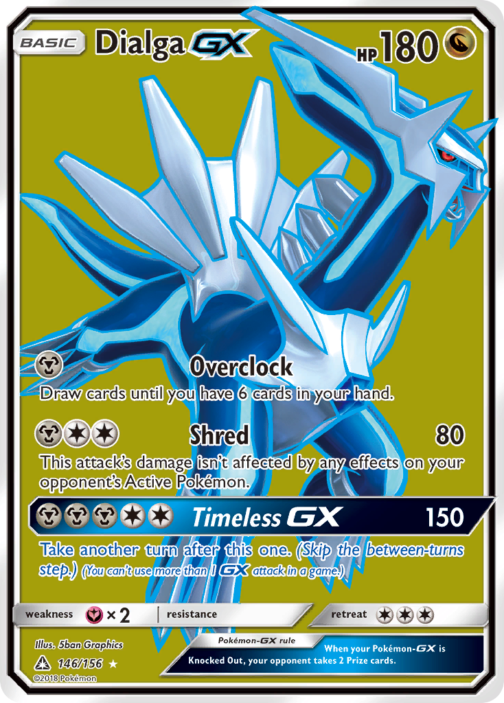 Dialga GX (146/156) [Sun & Moon: Ultra Prism] | Deep Dive Games St. Marys