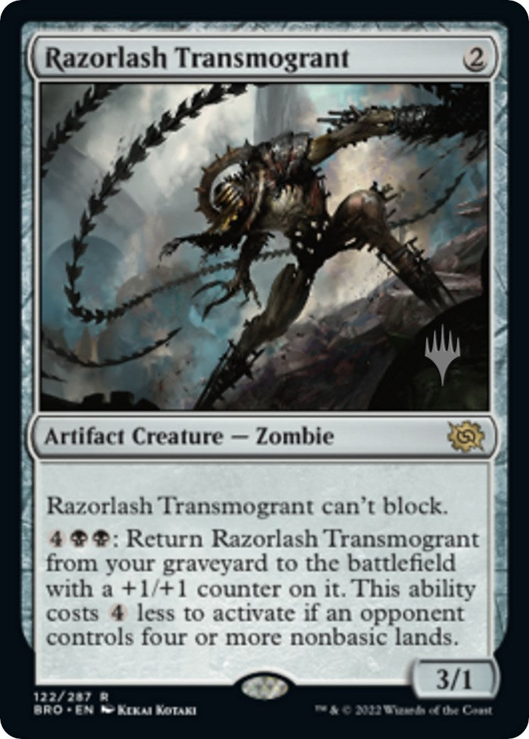 Razorlash Transmogrant (Promo Pack) [The Brothers' War Promos] | Deep Dive Games St. Marys