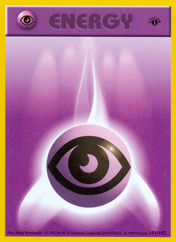 Psychic Energy (101/102) (Shadowless) [Base Set 1st Edition] | Deep Dive Games St. Marys