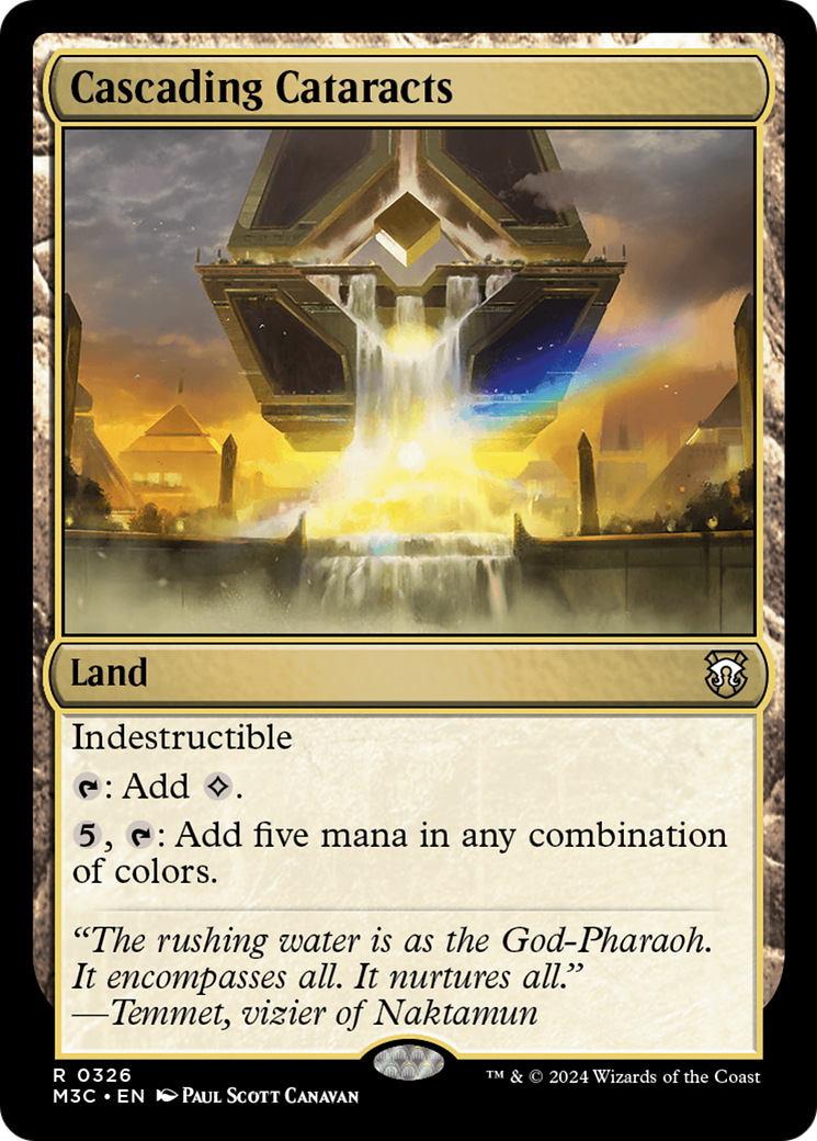 Cascading Cataracts (Ripple Foil) [Modern Horizons 3 Commander] | Deep Dive Games St. Marys
