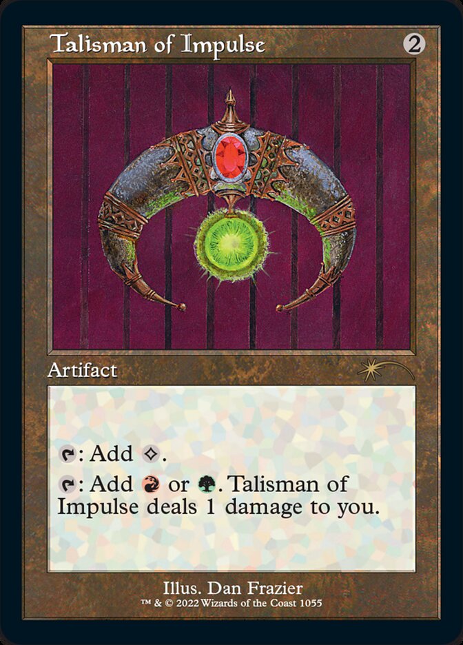 Talisman of Impulse (Foil Etched) [Secret Lair Drop Series] | Deep Dive Games St. Marys