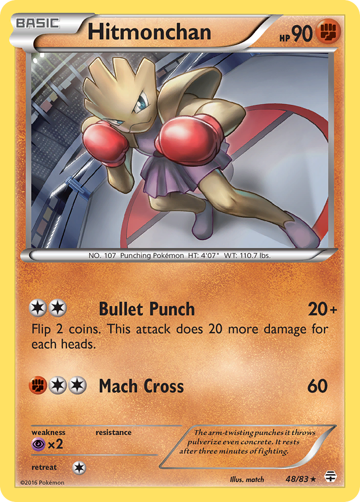 Hitmonchan (48/83) [XY: Generations] | Deep Dive Games St. Marys