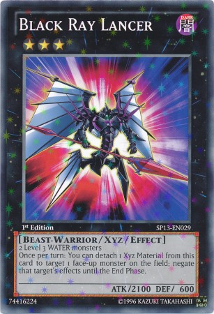 Black Ray Lancer [SP13-EN029] Starfoil Rare | Deep Dive Games St. Marys