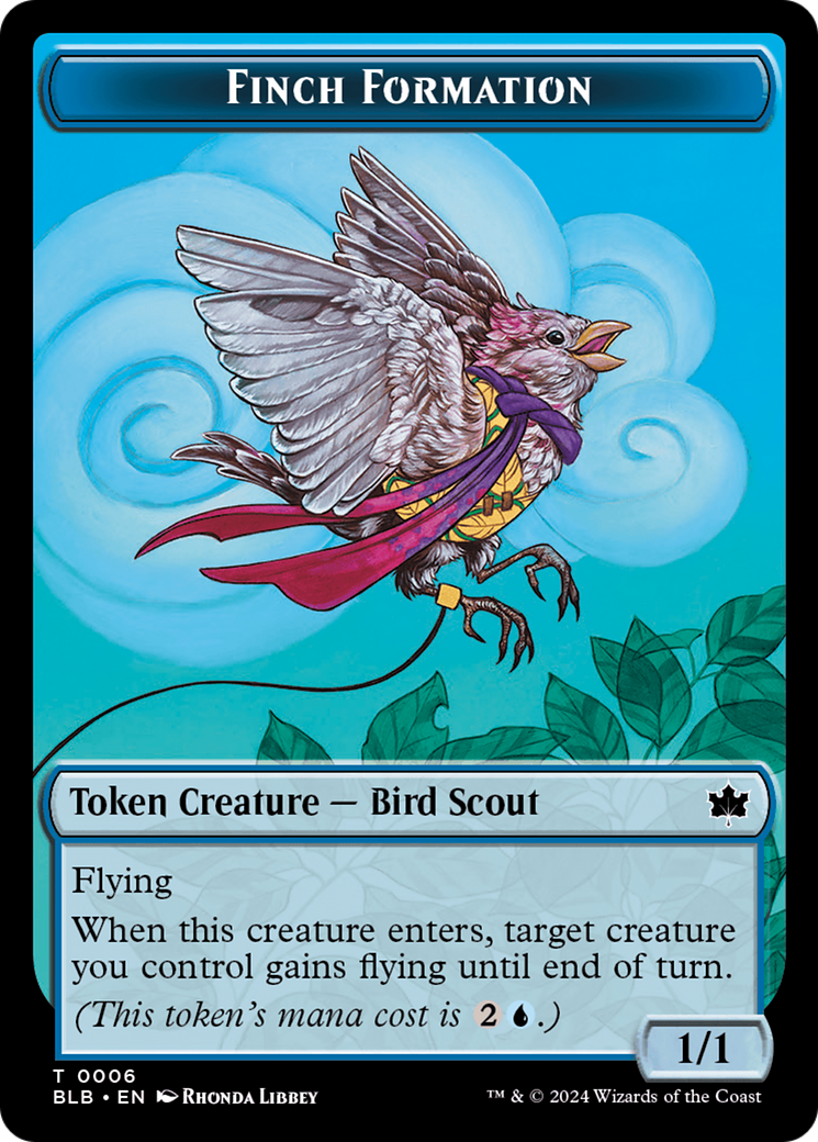 Finch Formation Token [Bloomburrow Tokens] | Deep Dive Games St. Marys