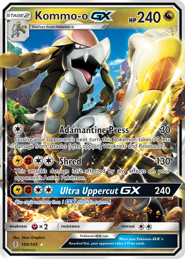 Kommo-o GX (100/145) [Sun & Moon: Guardians Rising] | Deep Dive Games St. Marys