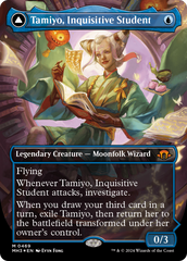 Tamiyo, Inquisitive Student // Tamiyo, Seasoned Scholar (Borderless) (Textured Foil) [Modern Horizons 3] | Deep Dive Games St. Marys