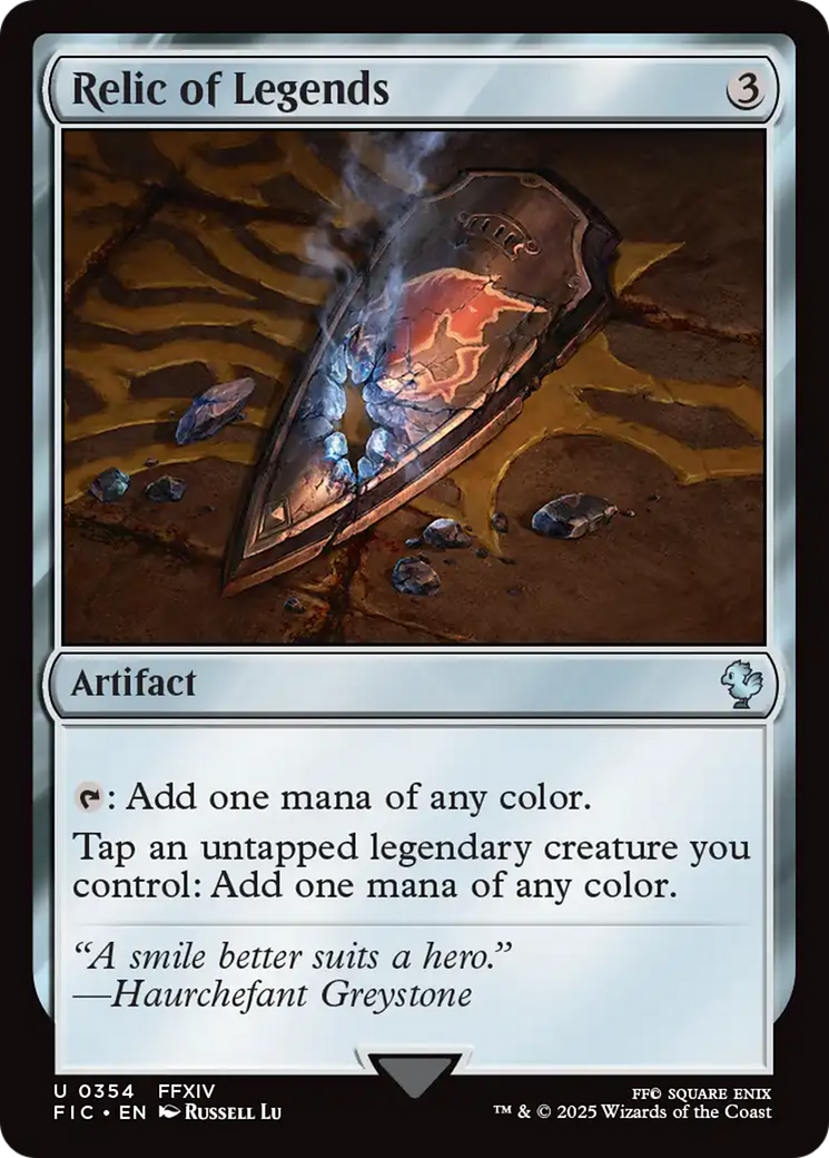 Relic of Legends [FINAL FANTASY Commander] | Deep Dive Games St. Marys