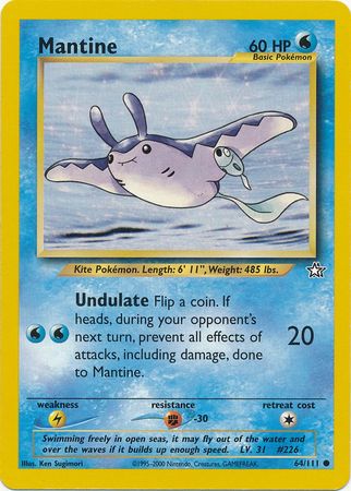 Mantine (64/111) [Neo Genesis Unlimited] | Deep Dive Games St. Marys