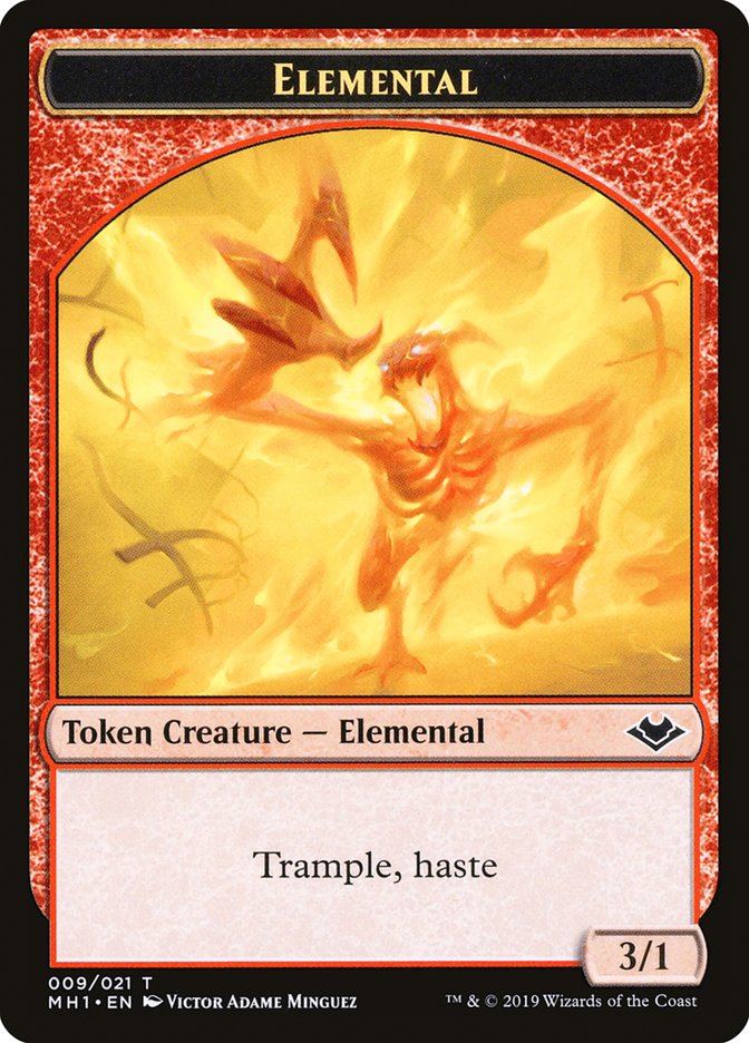 Soldier (004) // Elemental (009) Double-Sided Token [Modern Horizons Tokens] | Deep Dive Games St. Marys