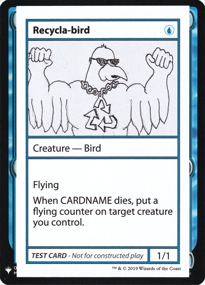 Recycla-bird [Mystery Booster Playtest Cards] | Deep Dive Games St. Marys